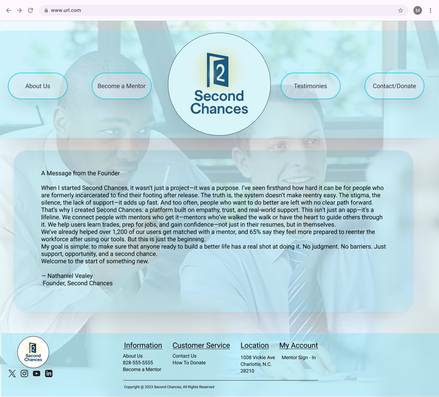 Color desktop screen showing booking flow, including calendar, confirmation, and navigation elements