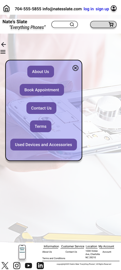 Color mobile app screens showing booking flow, including calendar, confirmation, and navigation elements